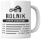 Kubek 330 ml - "Rolnik - stawka godzinowa" + Twój Nadruk