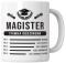 Kubek 330 ml - "Magister - stawka godzinowa" + Twój Nadruk