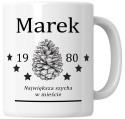 Kubek 330 ml - "Największa szycha" + Twój Nadruk + Rocznik