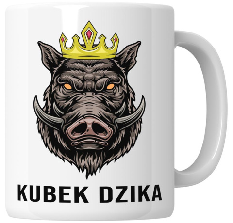 Kubek 330 ml - "Kubek dzika" + Twój Nadruk Kubek 330 ml - "Kubek dzika" + Twój Nadruk