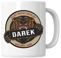 Kubek 330 ml - "Silny, męski, idealny" + Twój Nadruk + Rocznik