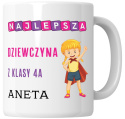 Kubek 330 ml - "Najlepsza dziewczyna" + Twój Nadruk + Klasa