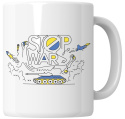 Kubek 330 ml - "Stop war" + Twój Nadruk
