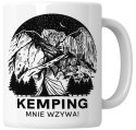 Kubek 330 ml - "Kemping mnie wzywa!" + Twój Nadruk