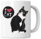 Kubek 330 ml - "I love cat" + Twój Nadruk