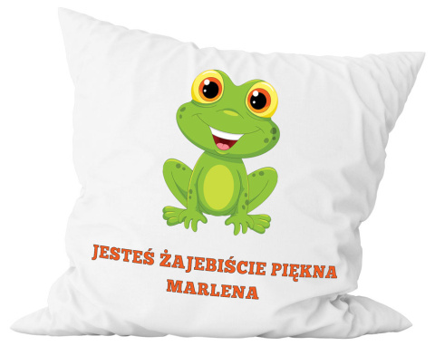 Poduszka komplet - "Jesteś żajebiście piękna" + Twój Nadruk Poduszka komplet - "Jesteś żajebiście piękna" + Twój Nadruk