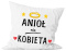 Poduszka komplet - "Anioł nie kobieta" + Twój Nadruk