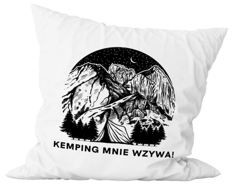 Poduszka komplet - "Kemping mnie wzywa!" + Twój Nadruk Poduszka komplet - "Kemping mnie wzywa!" + Twój Nadruk