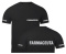T-shirt, koszulka czarna z nadrukiem odblaskowym "Farmaceuta" 190g/m², rękawki, przód, tył