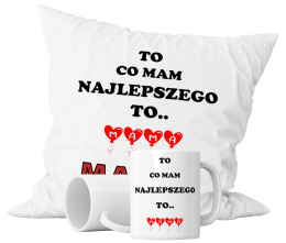Zestaw prezentowy kubek + poduszka - 