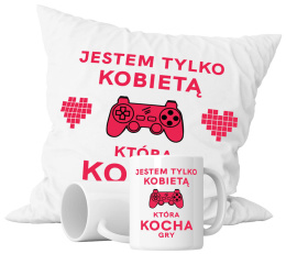 Zestaw prezentowy kubek + poduszka - 