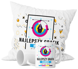 Zestaw prezentowy kubek + poduszka - 