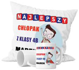 Zestaw prezentowy kubek + poduszka - 