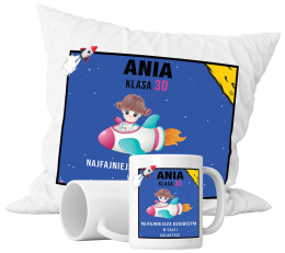 Zestaw prezentowy kubek + poduszka - 
