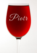 Kielich na wino czerwone 470 ml + Grawer Imię