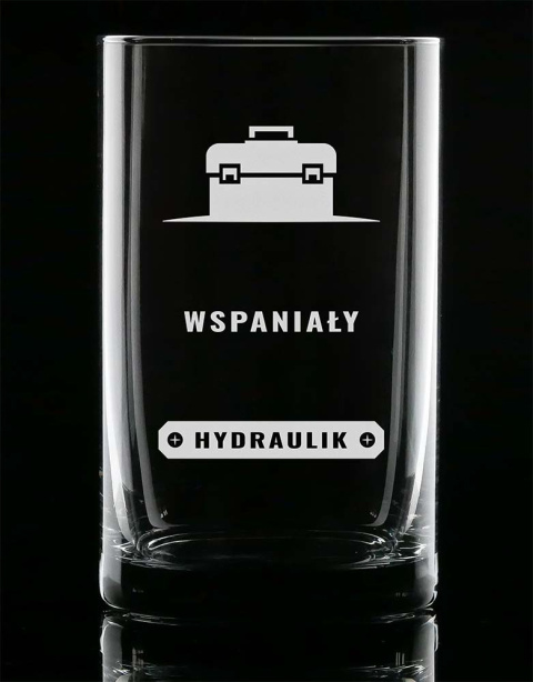 Kieliszek shot 30 ml + Grawer - "Wspaniały Hydraulik"