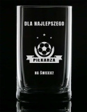 Kieliszek shot 30 ml + Grawer - "Najlepszy Piłkarz na świecie"