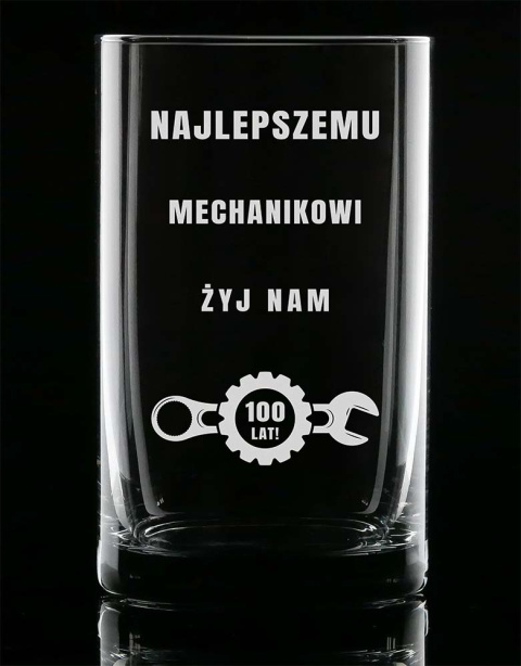 Kieliszek shot 30 ml + Grawer - "Najlepszy Mechanik" Kieliszek shot 30 ml + Grawer - "Najlepszy Mechanik"