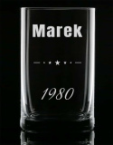 Kieliszek shot 50 ml + Grawer - "Rocznik" + Imię