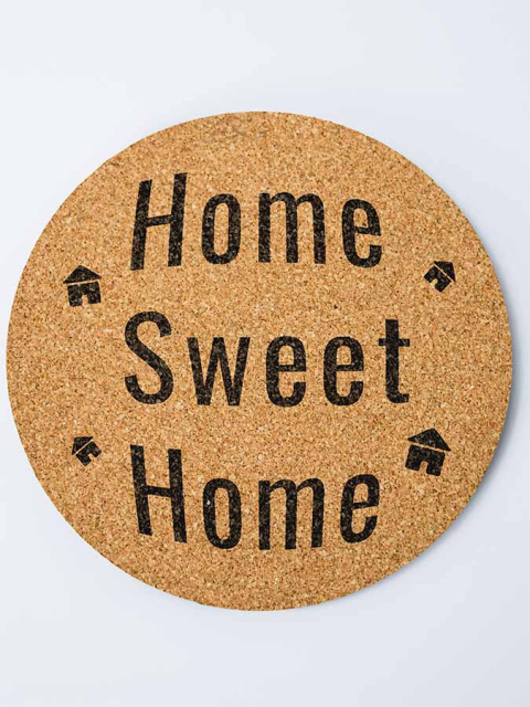 Podkładka z korka + Grawer - "Home Sweet Home" Podkładka z korka + Grawer - "Home Sweet Home"