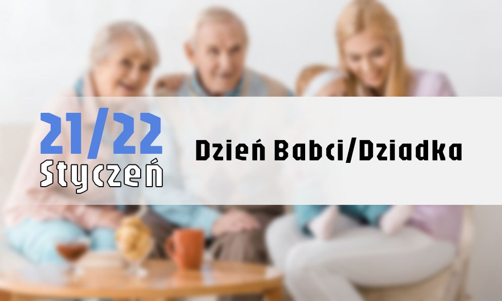Grafika obrazująca Dzień Babci/Dziadka